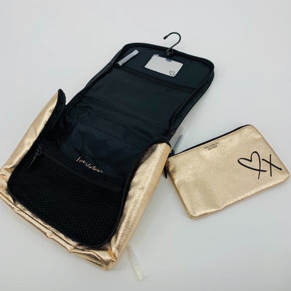 Victoria's Secret Bombshell Travel Make Up Bag Set - Picture 2 of 8